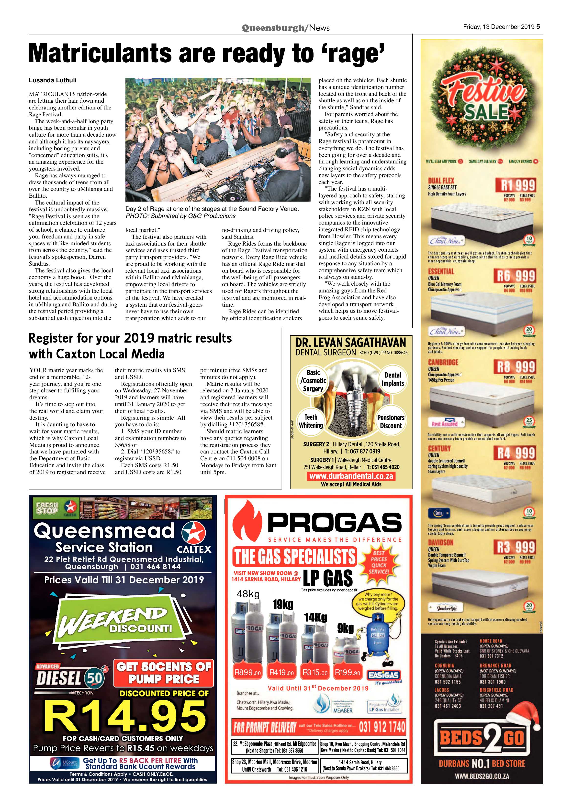 Queensburgh News 13 December 2019 page 5
