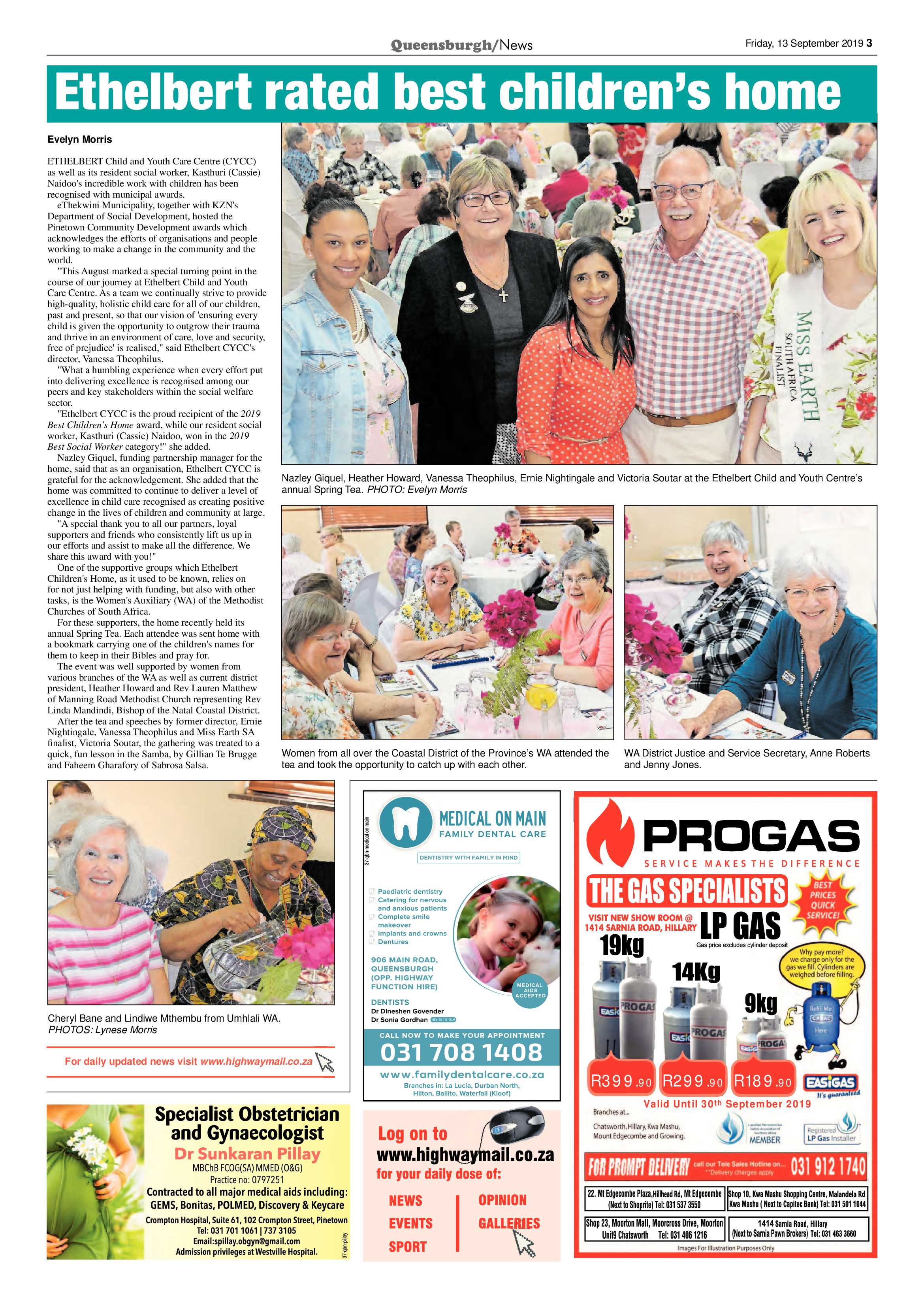 Queensburgh News 13 September 2019 page 3