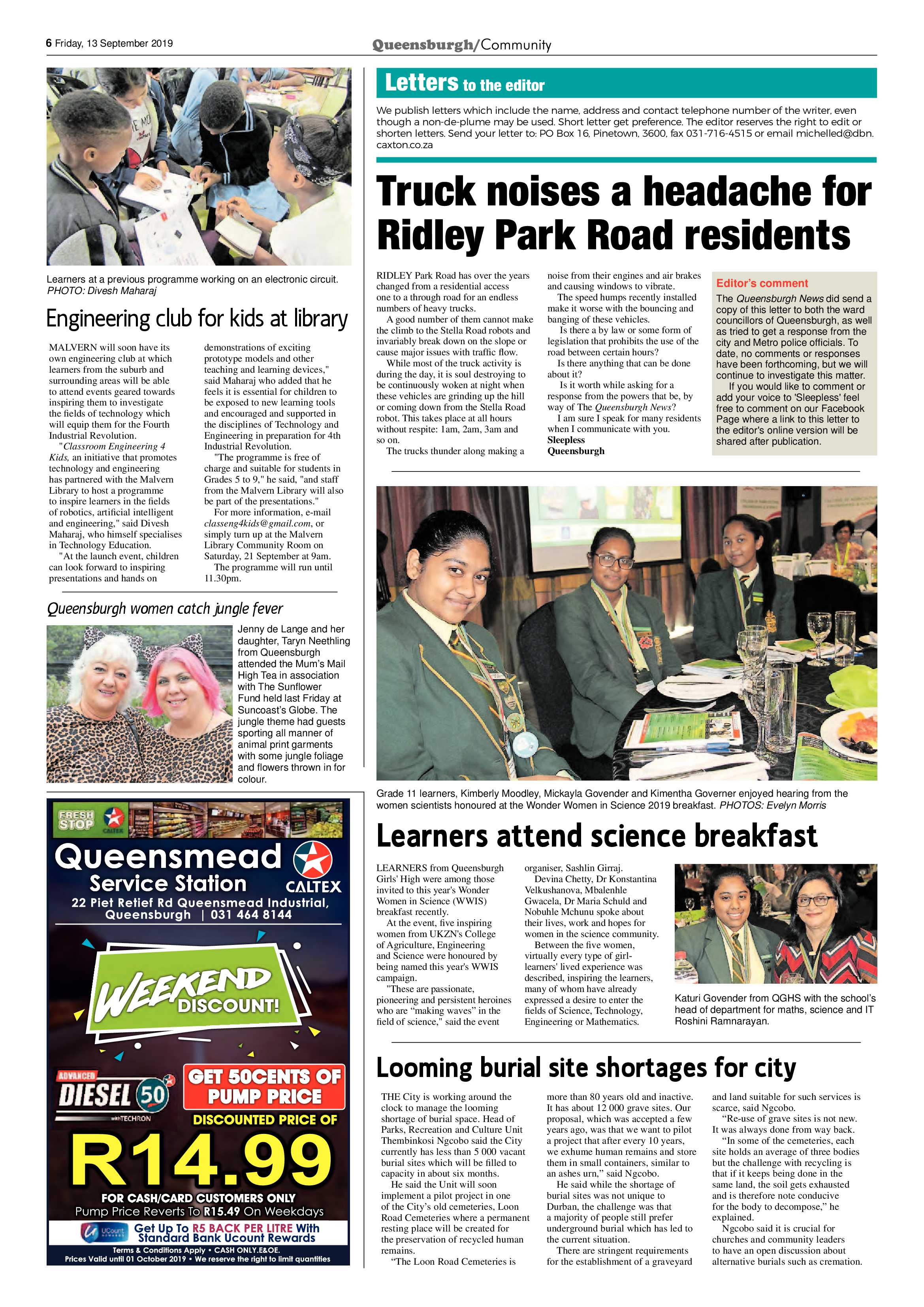 Queensburgh News 13 September 2019 page 6