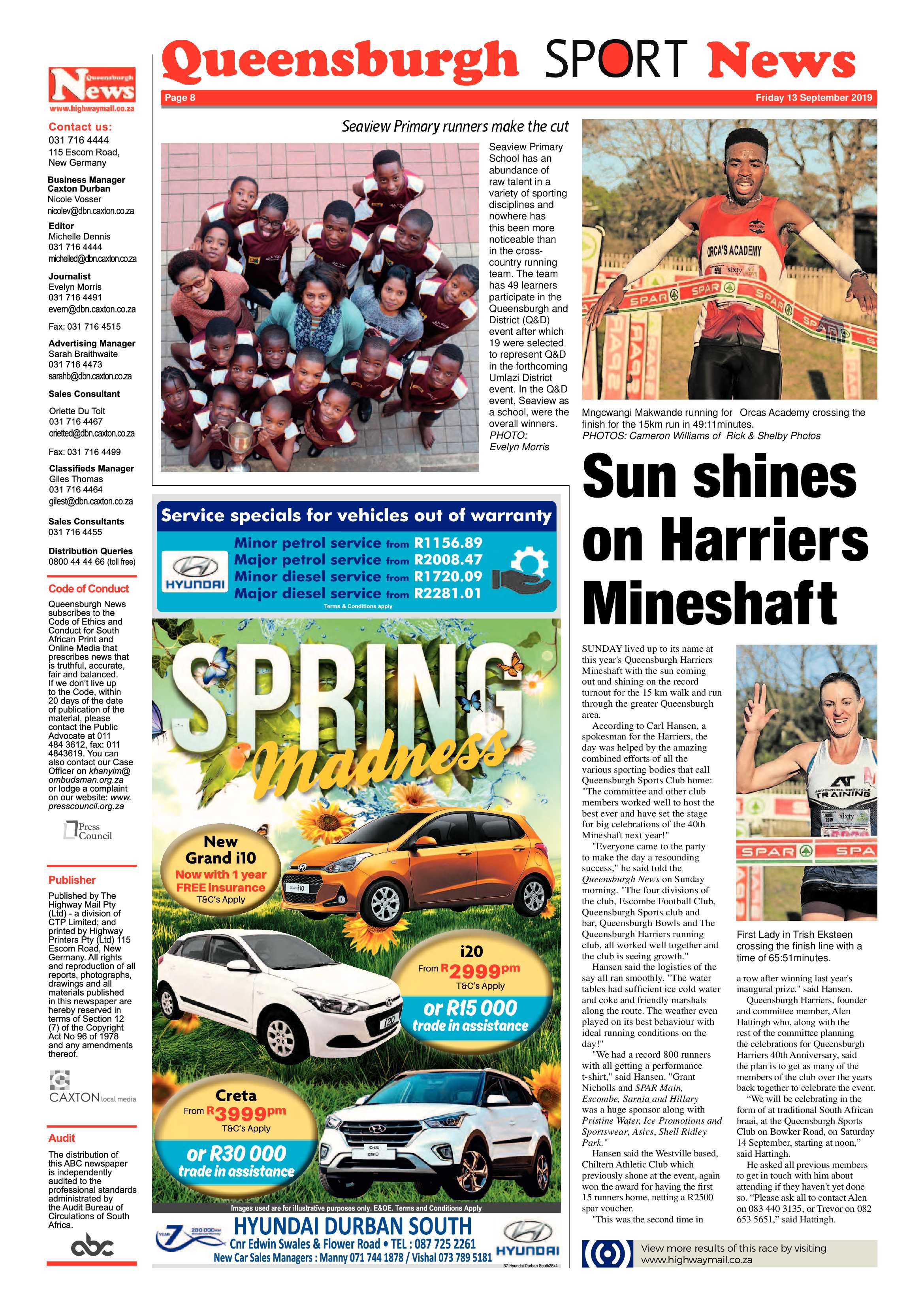 Queensburgh News 13 September 2019 page 8