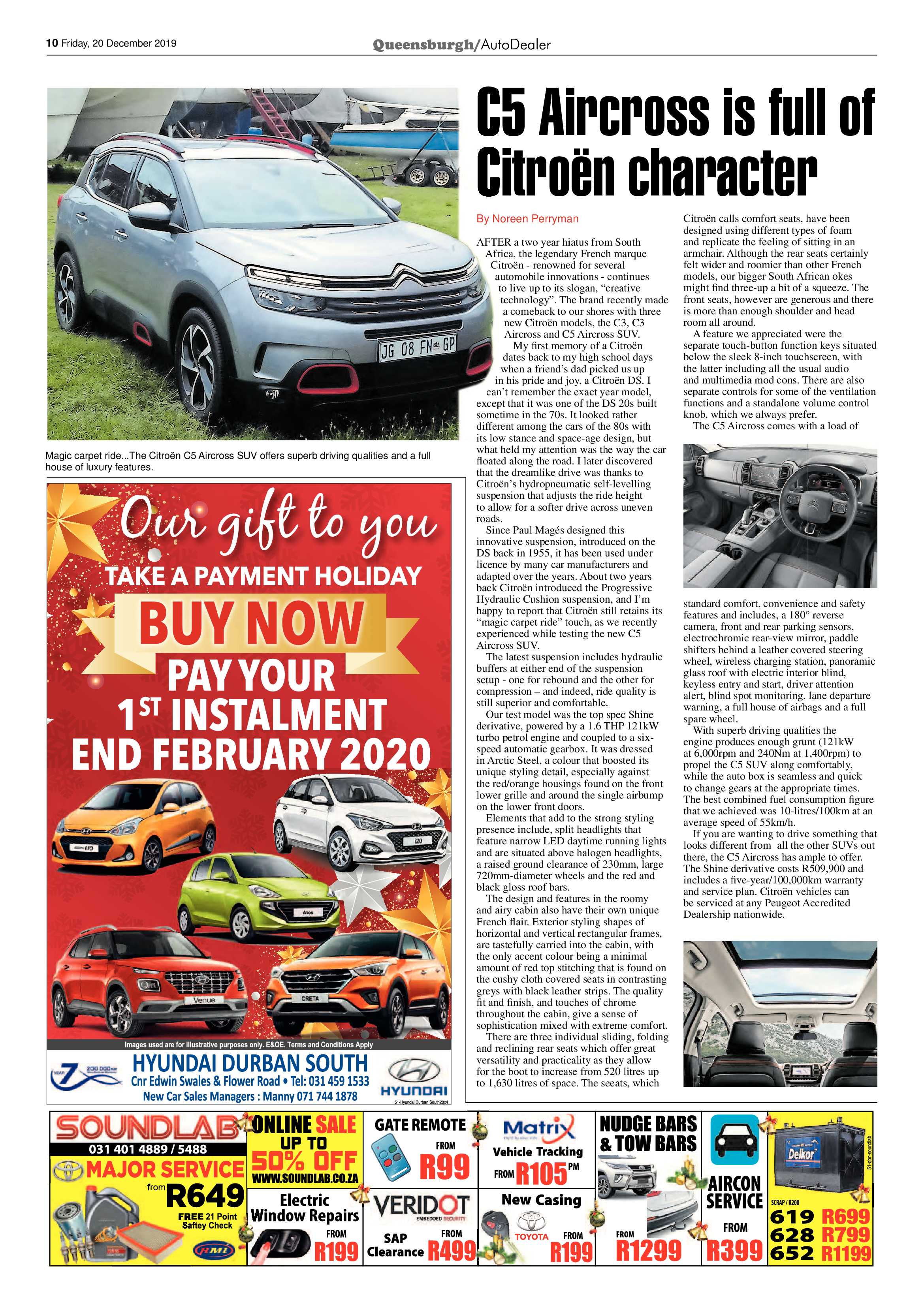 Queensburgh News 20 December 2019 page 10