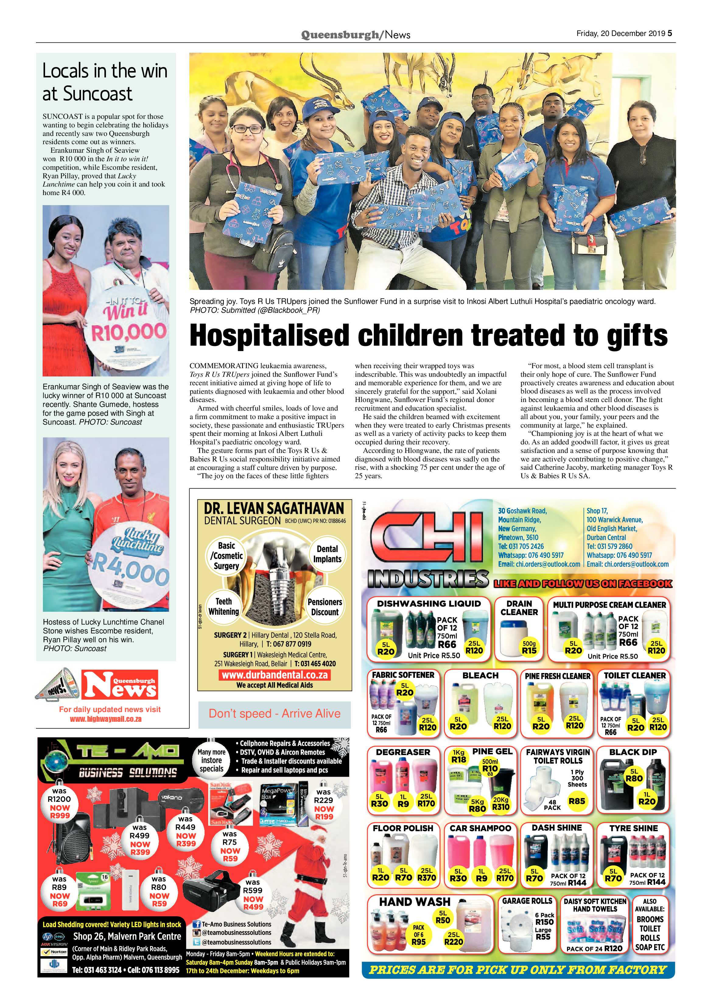 Queensburgh News 20 December 2019 page 5