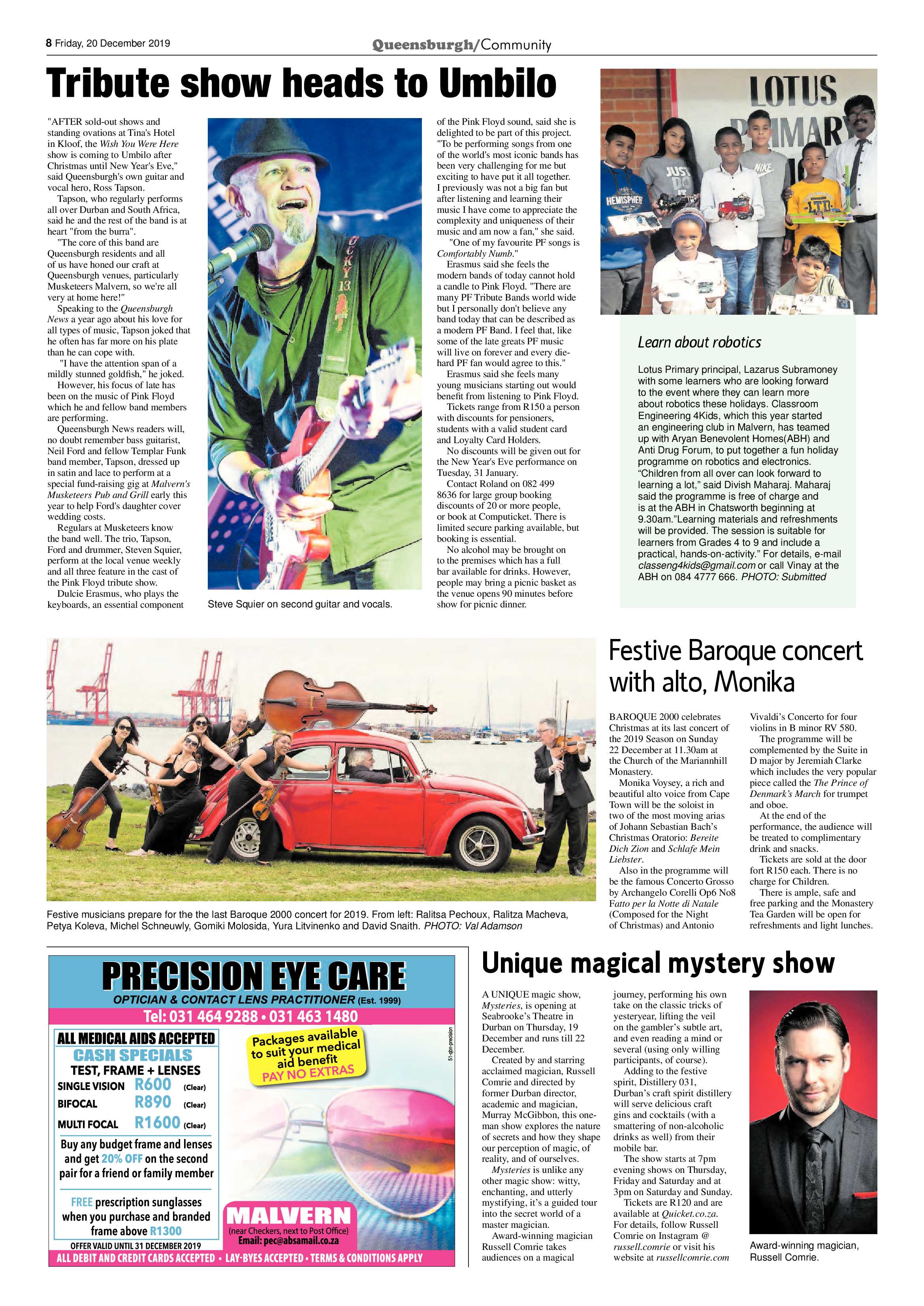 Queensburgh News 20 December 2019 page 8