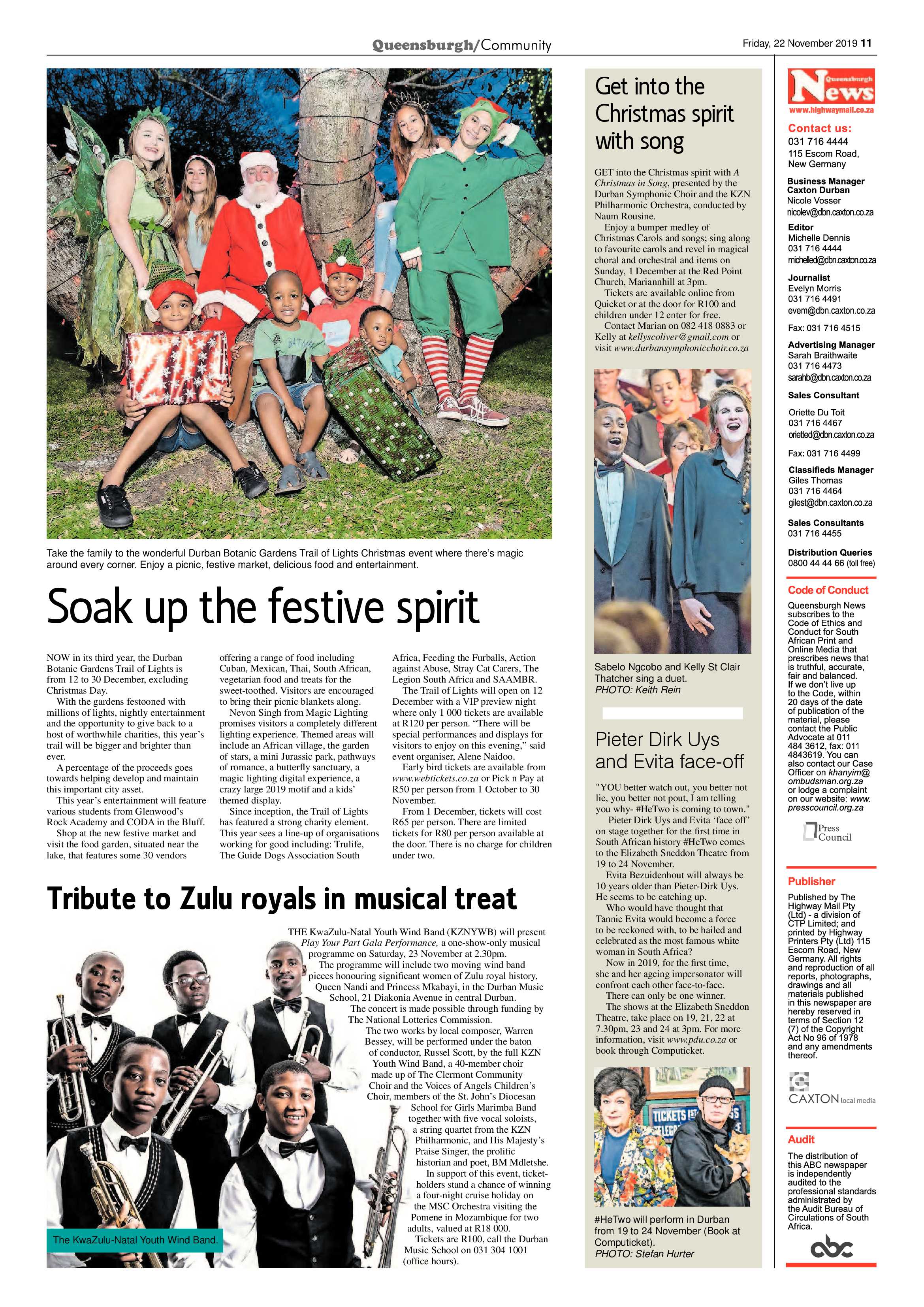 Queensburgh News 22 November 2019 page 11