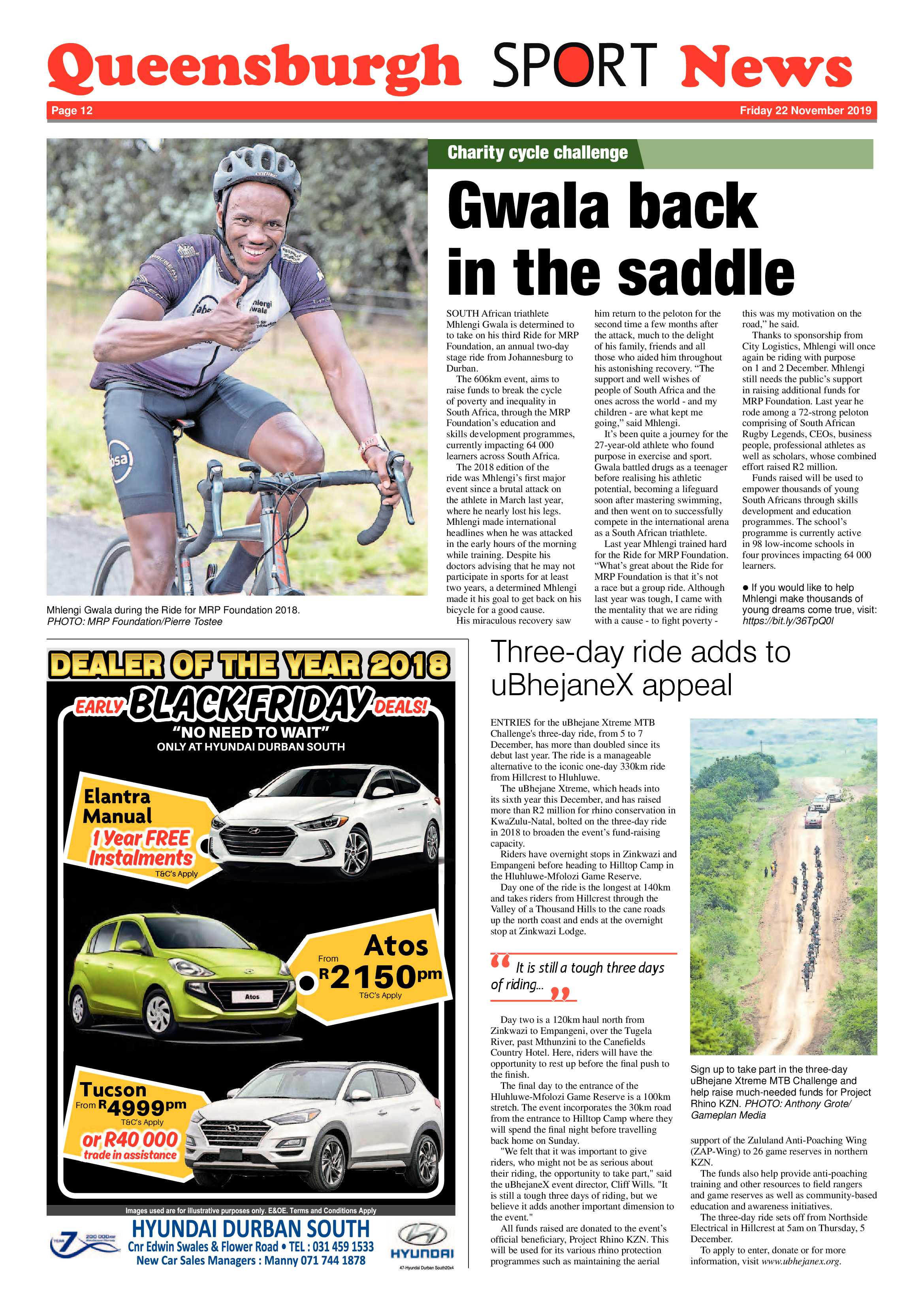 Queensburgh News 22 November 2019 page 12