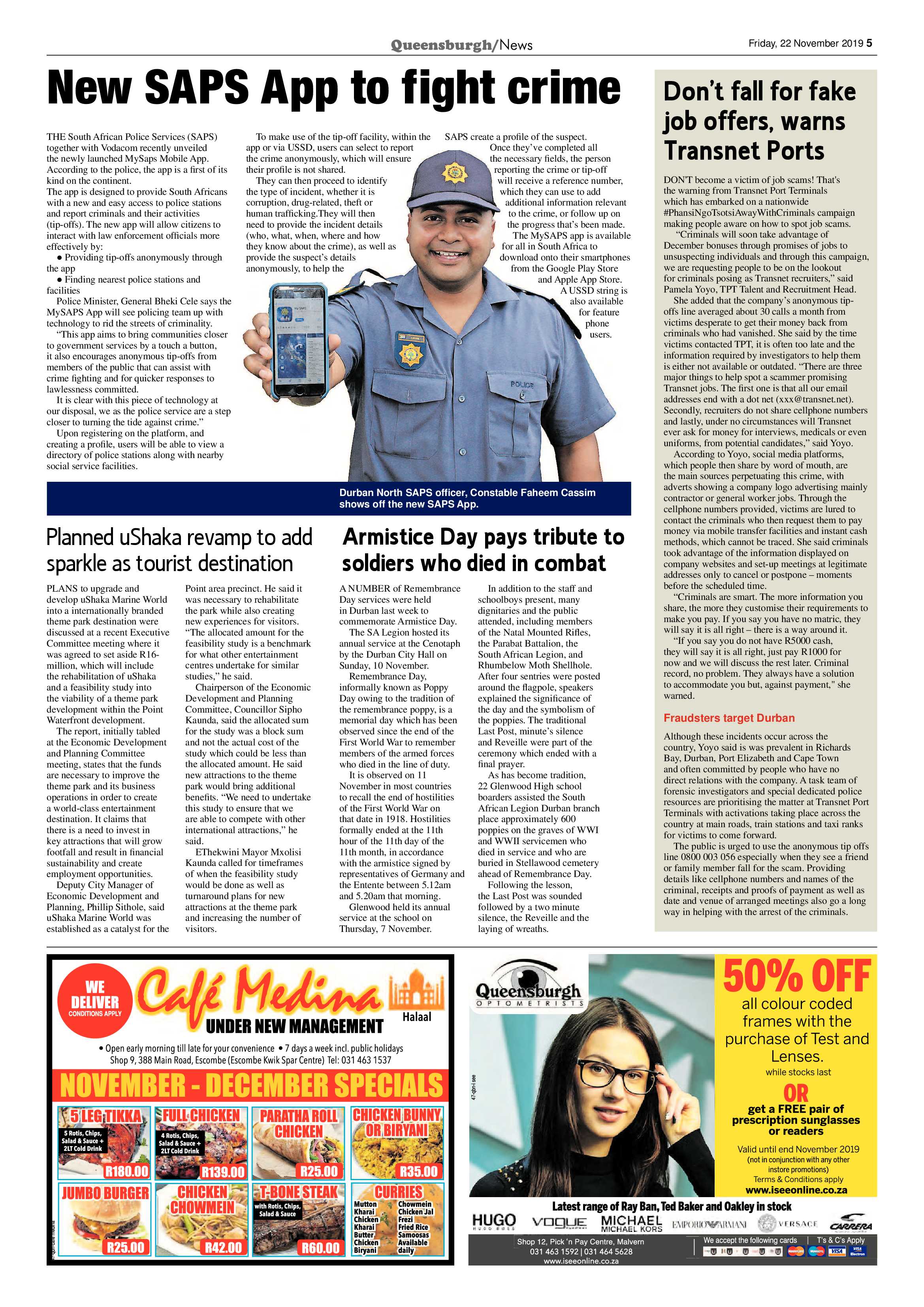 Queensburgh News 22 November 2019 page 5