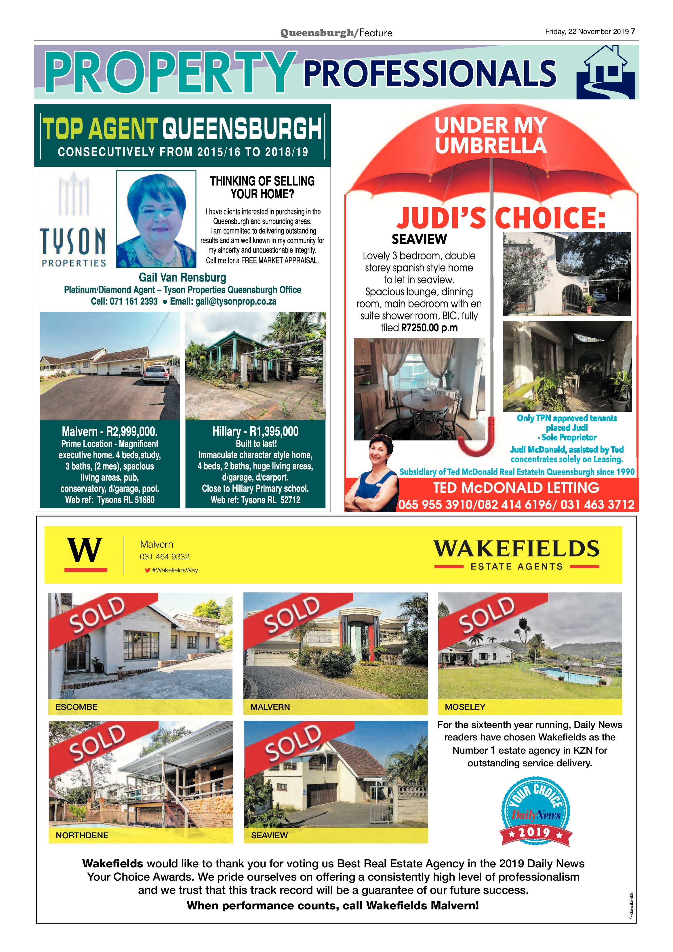Queensburgh News 22 November 2019 page 7