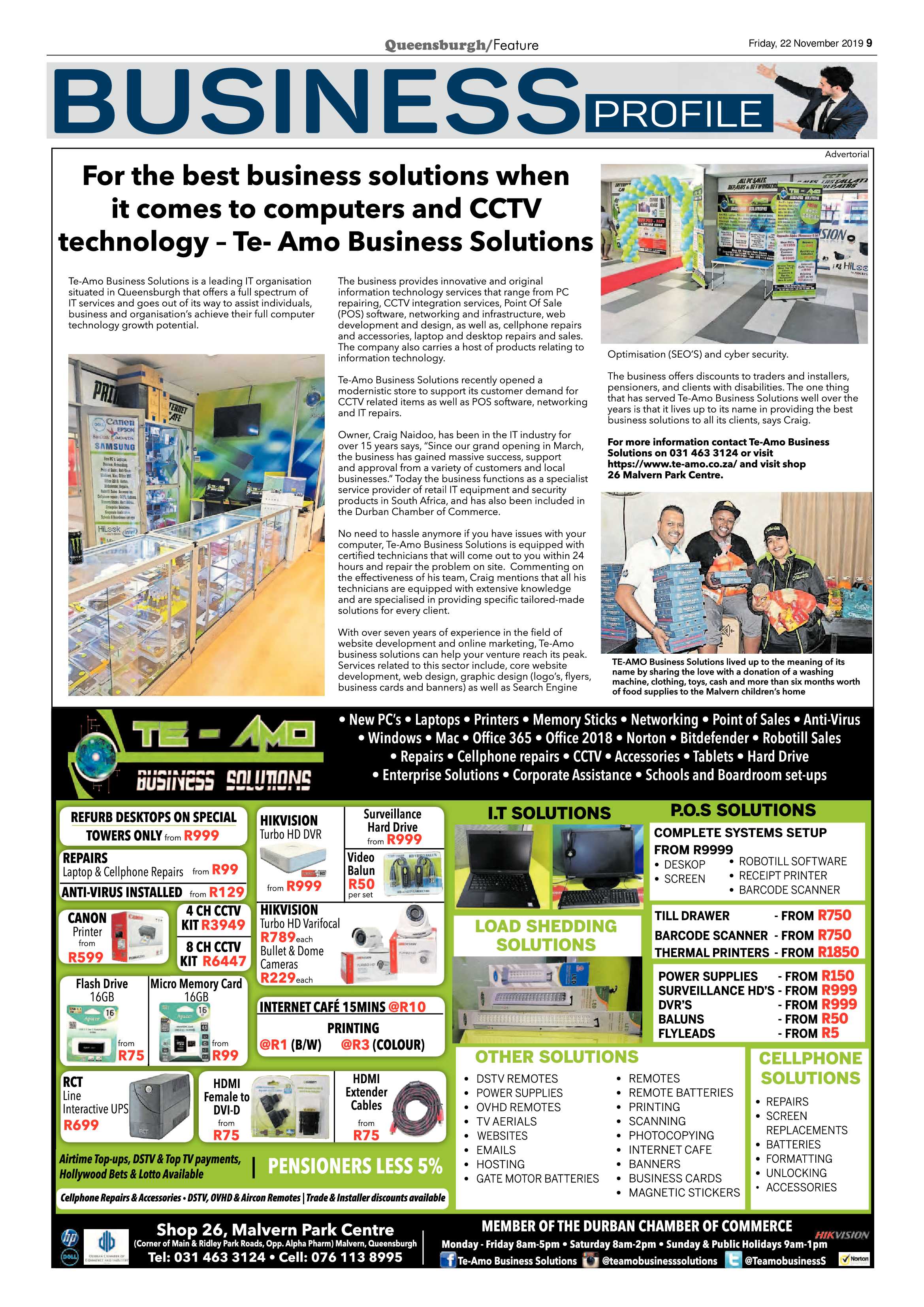 Queensburgh News 22 November 2019 page 9