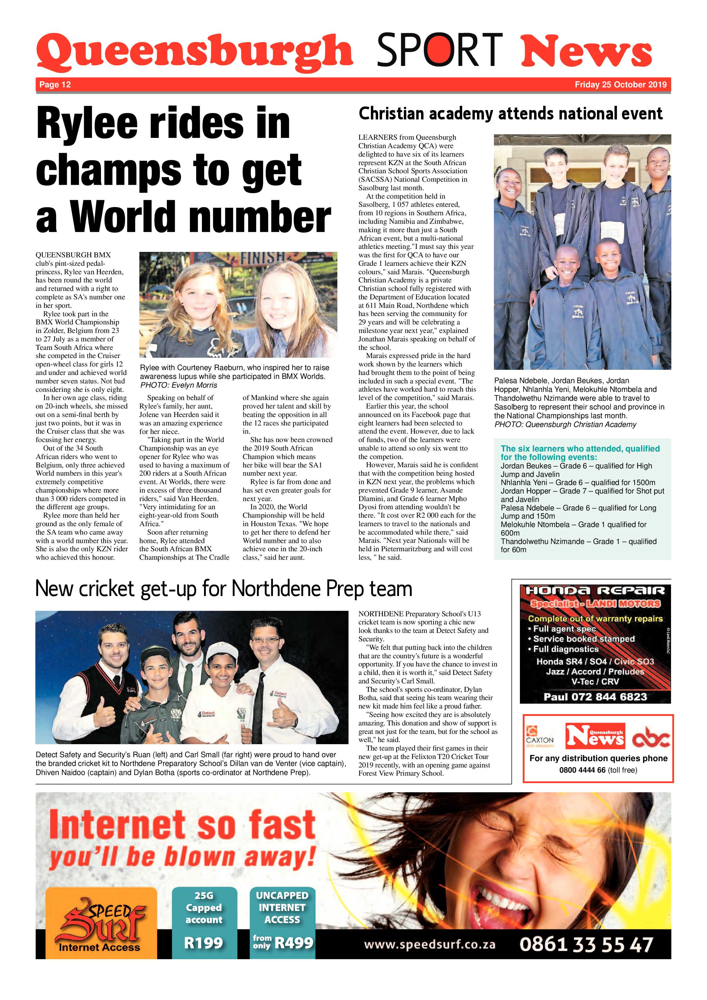 Queensburgh News 25 October 2019 page 12