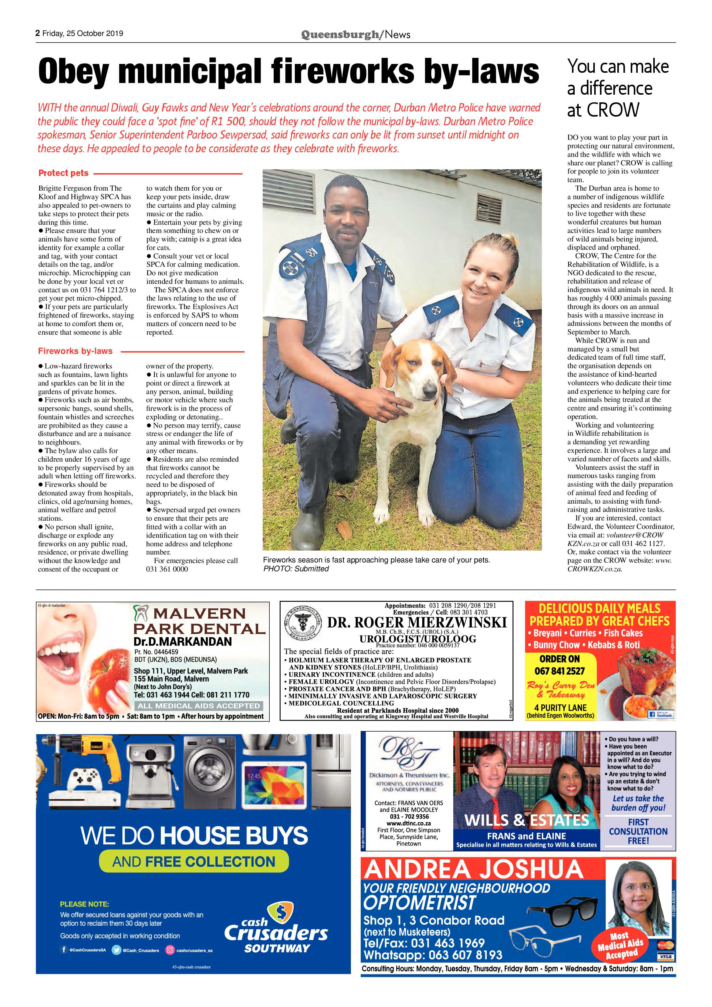 Queensburgh News 25 October 2019 page 2