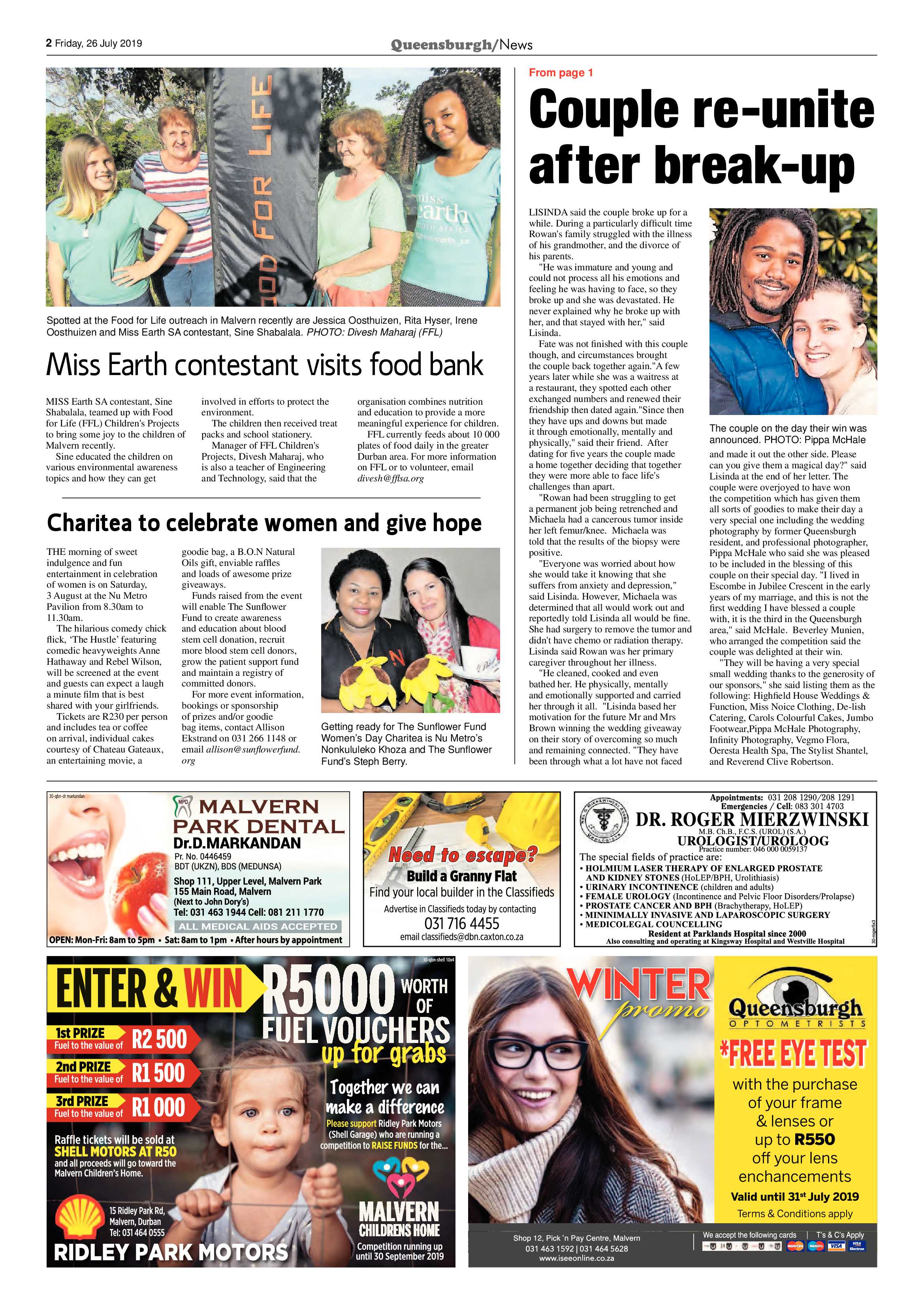 Queensburgh News 26 July 2019 page 2