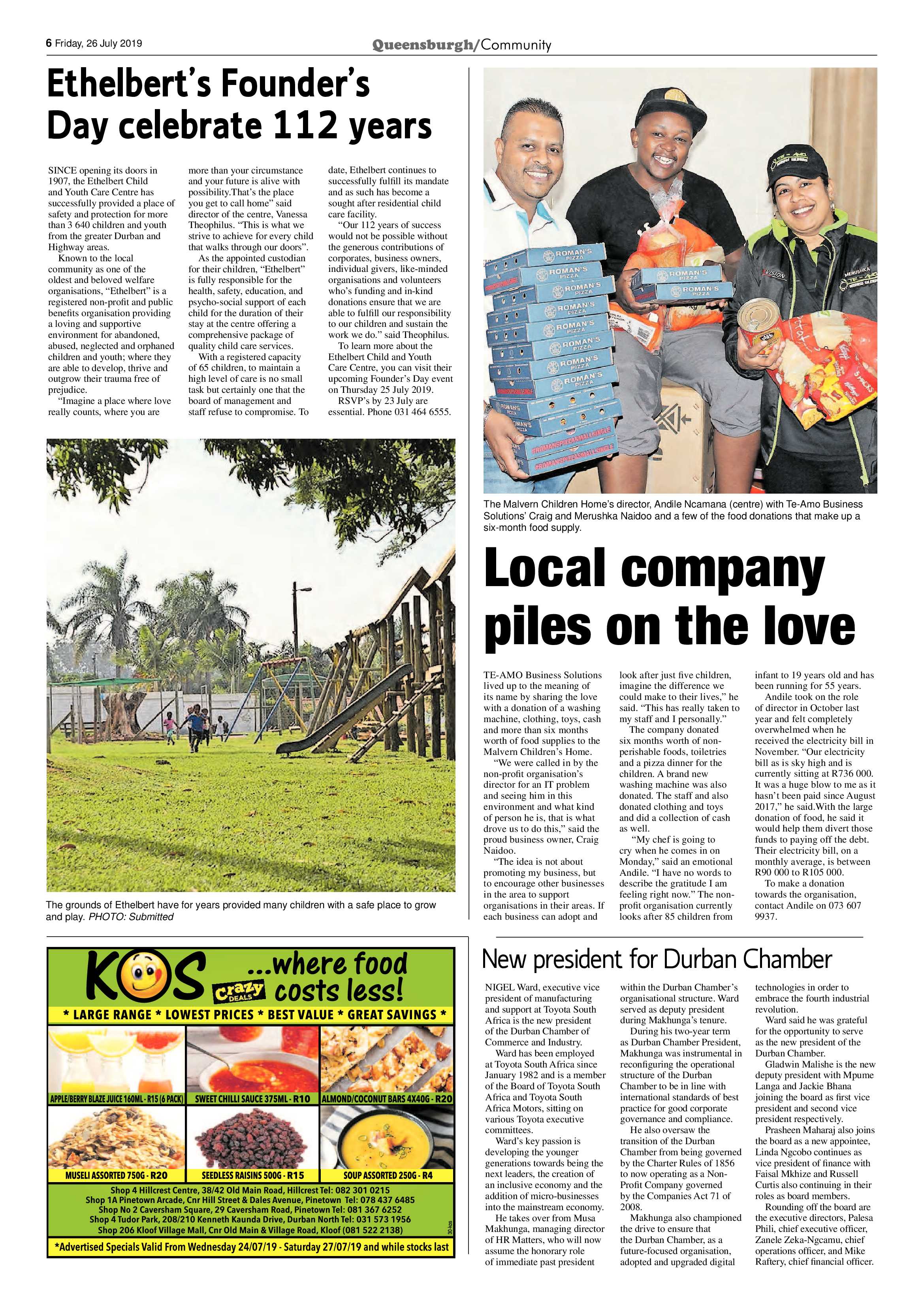 Queensburgh News 26 July 2019 page 6