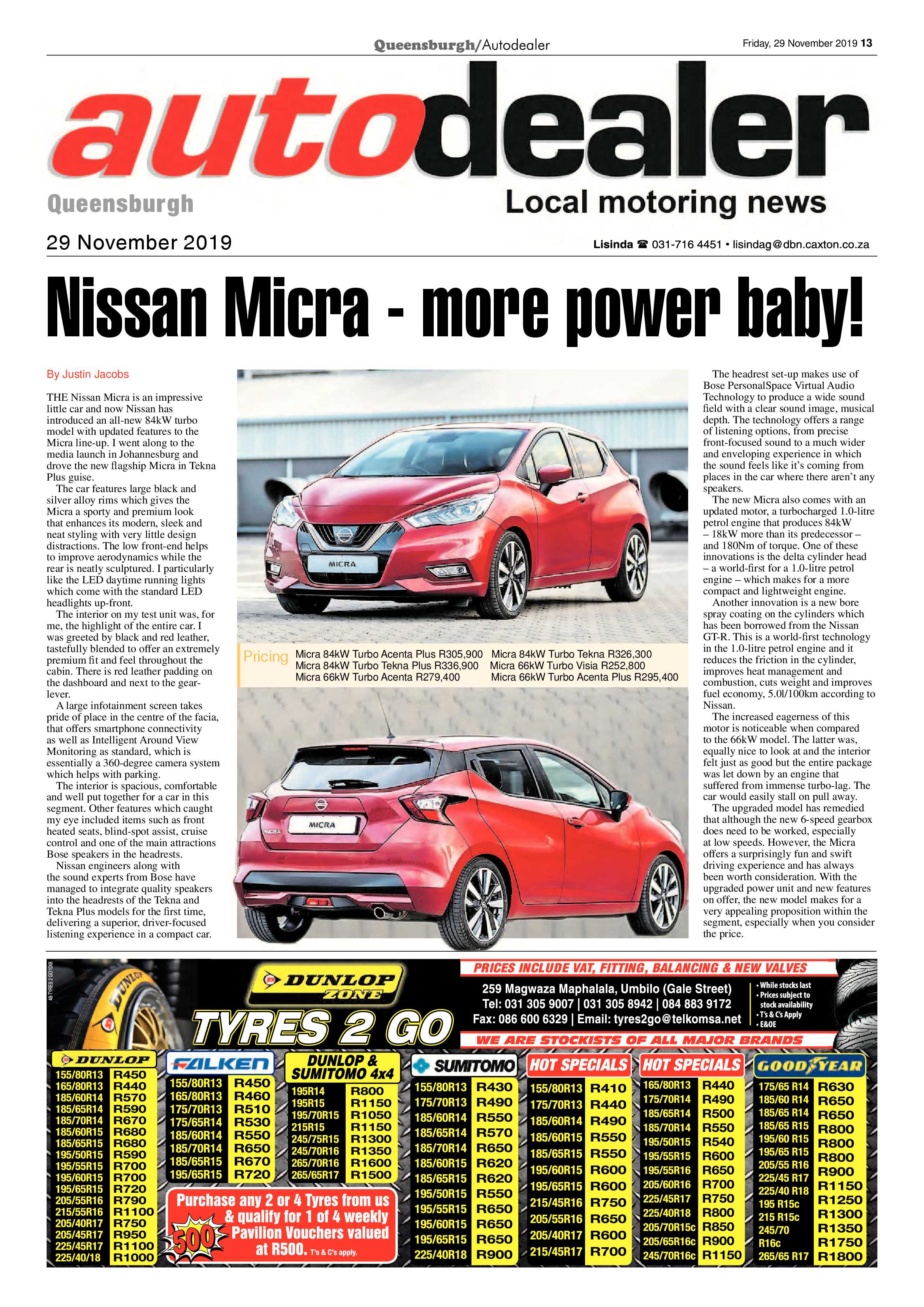 Queensburgh News 29 November 2019 page 13