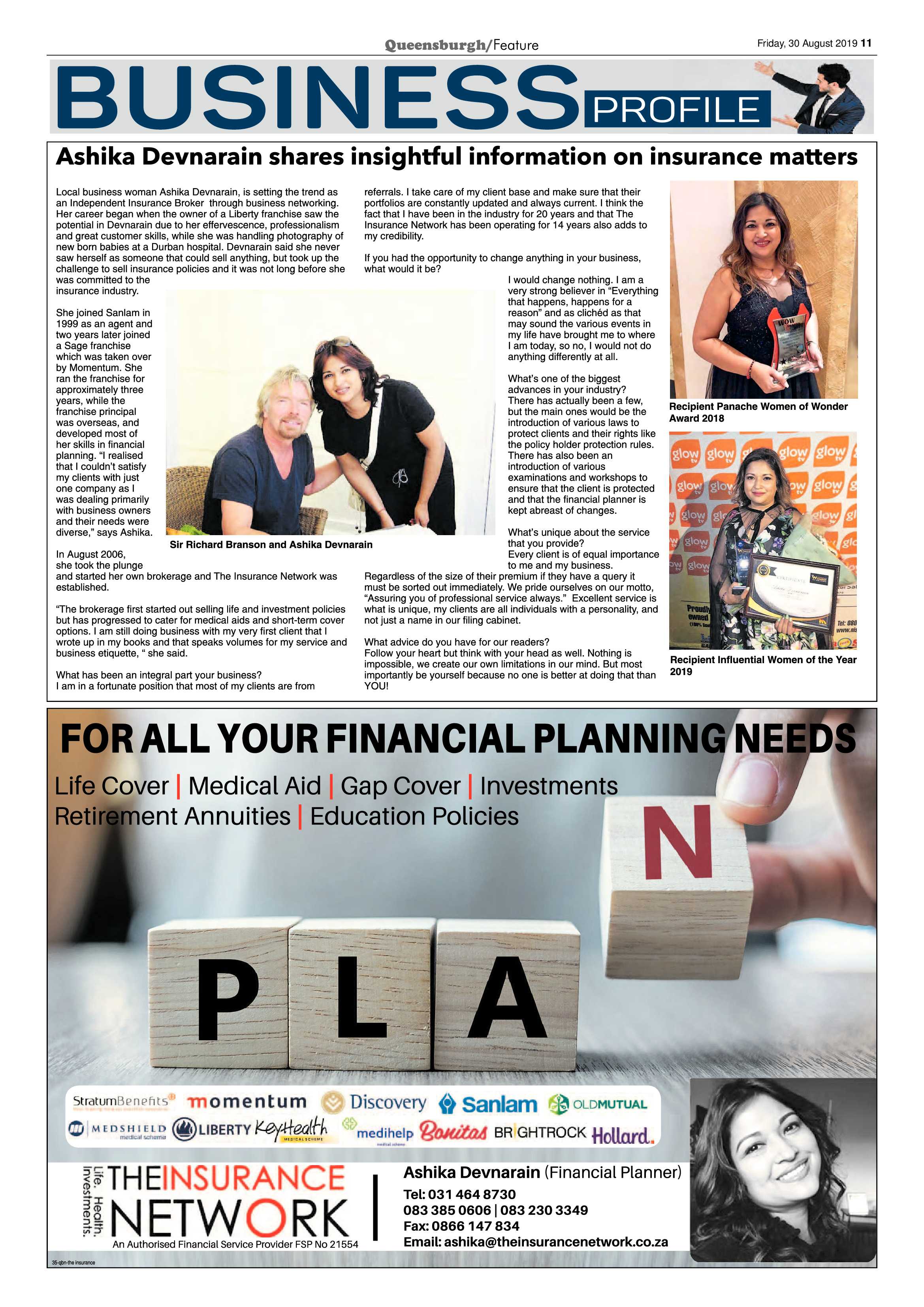 Queensburgh News 30 August 2019 page 11