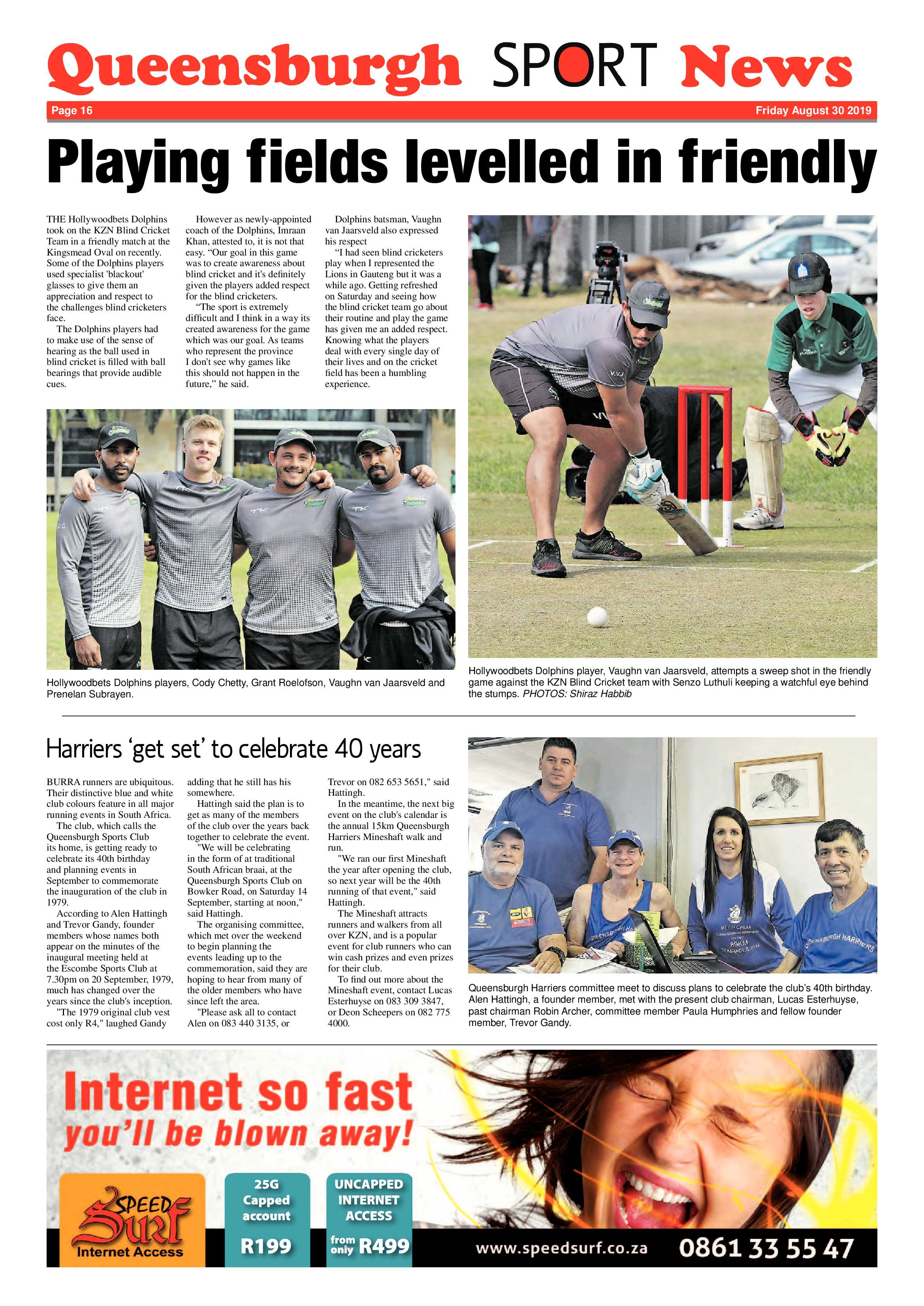 Queensburgh News 30 August 2019 page 16