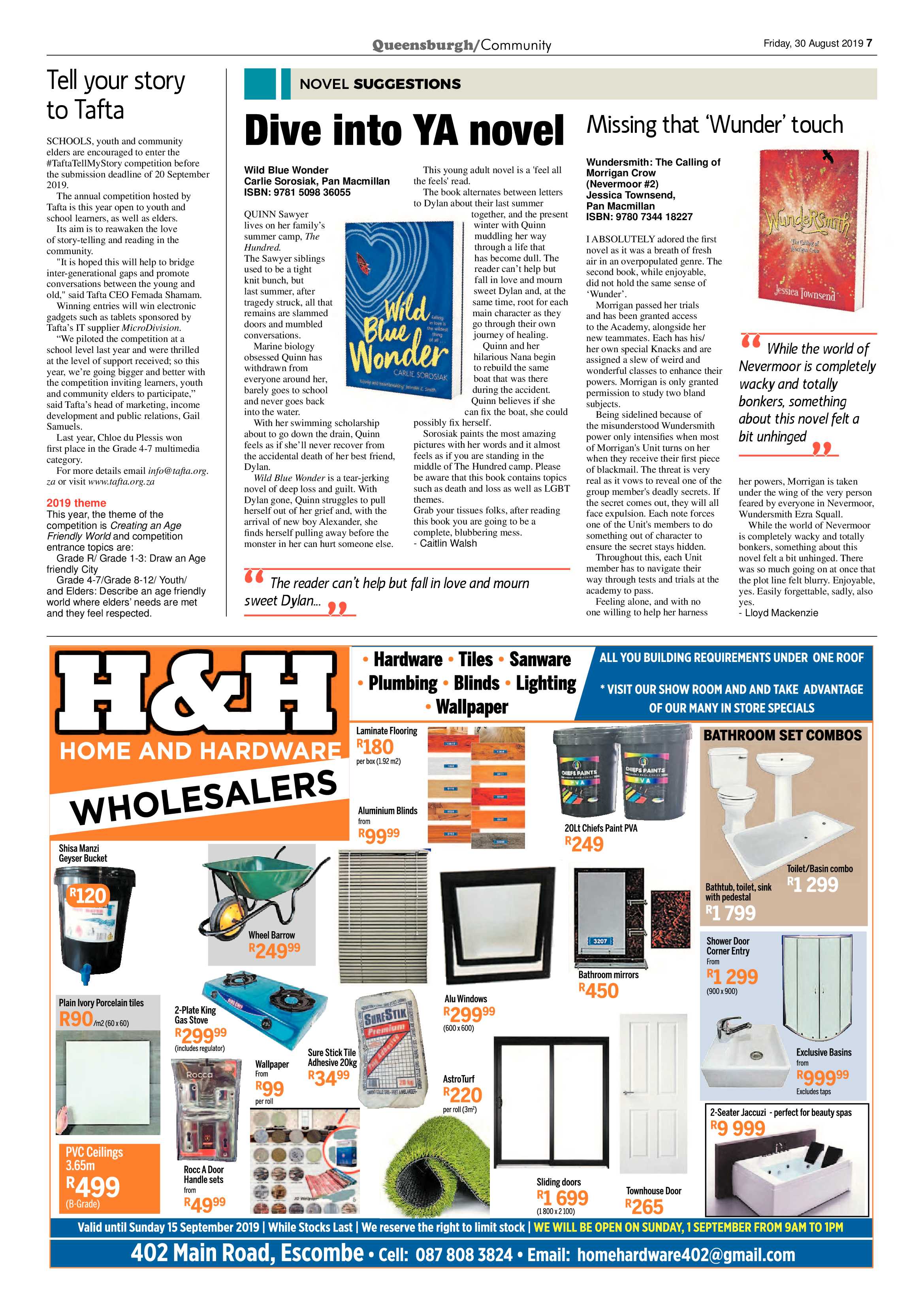 Queensburgh News 30 August 2019 page 7