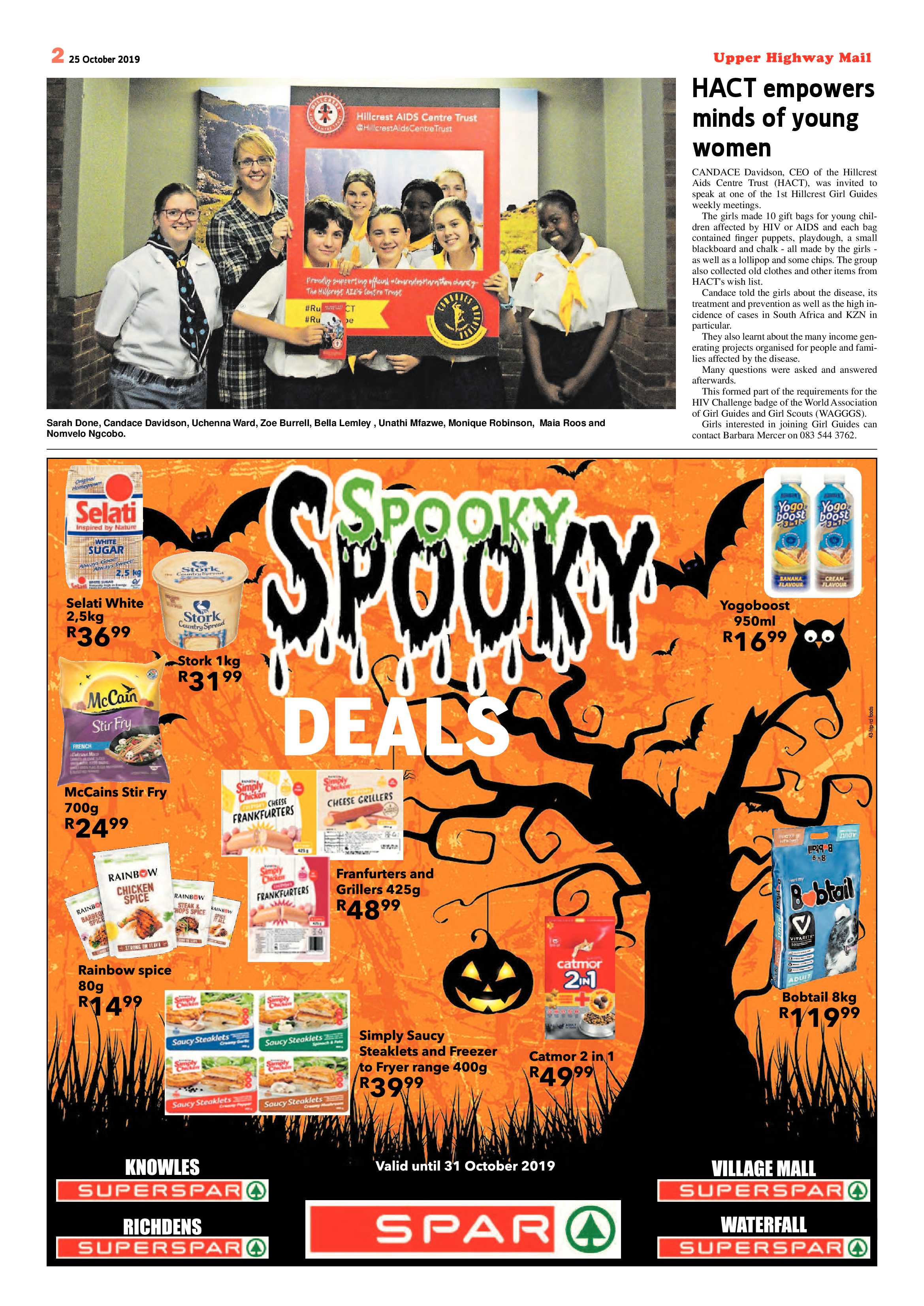 Upper Highway Mail 25 October 2019 page 2
