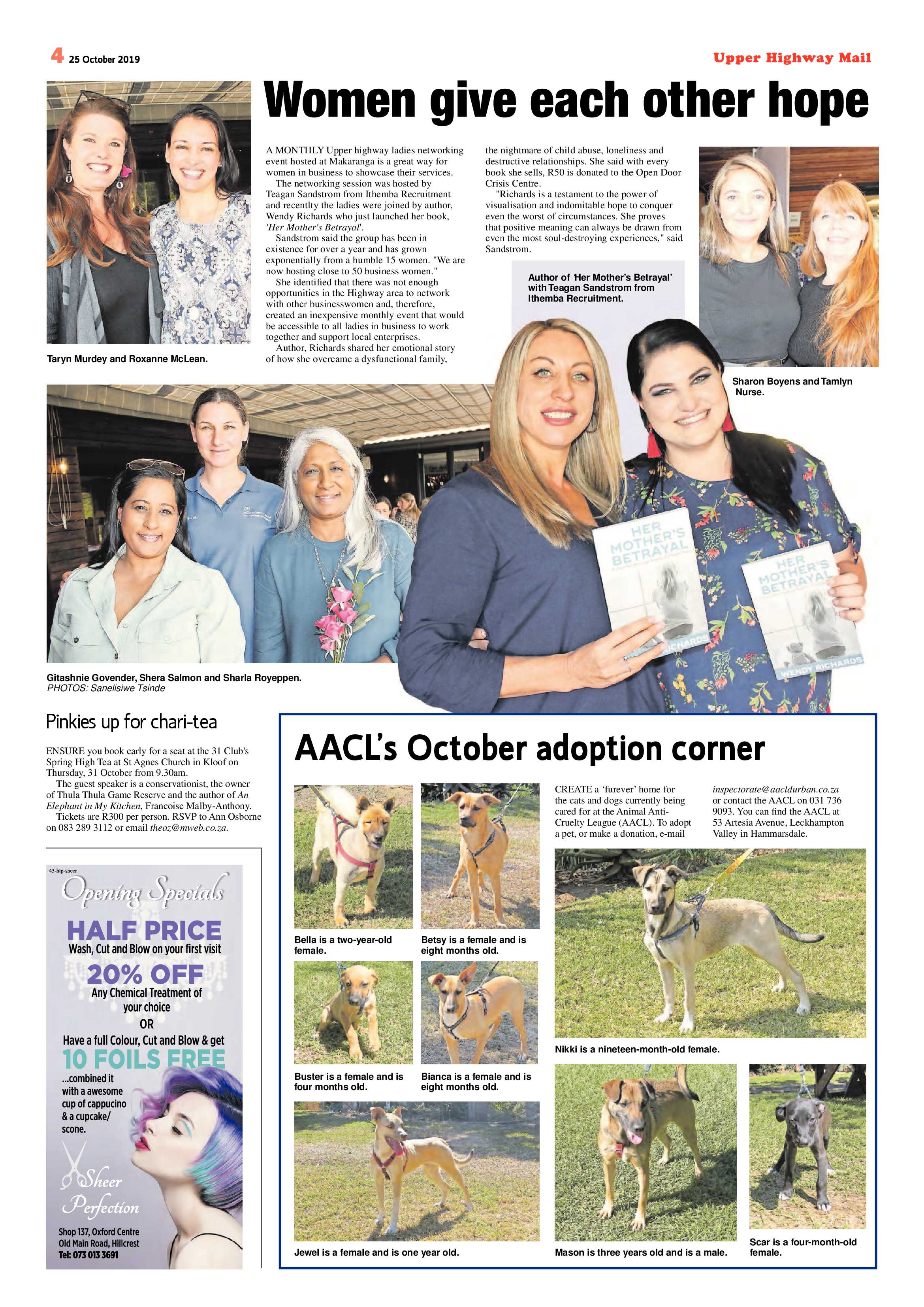 Upper Highway Mail 25 October 2019 page 4