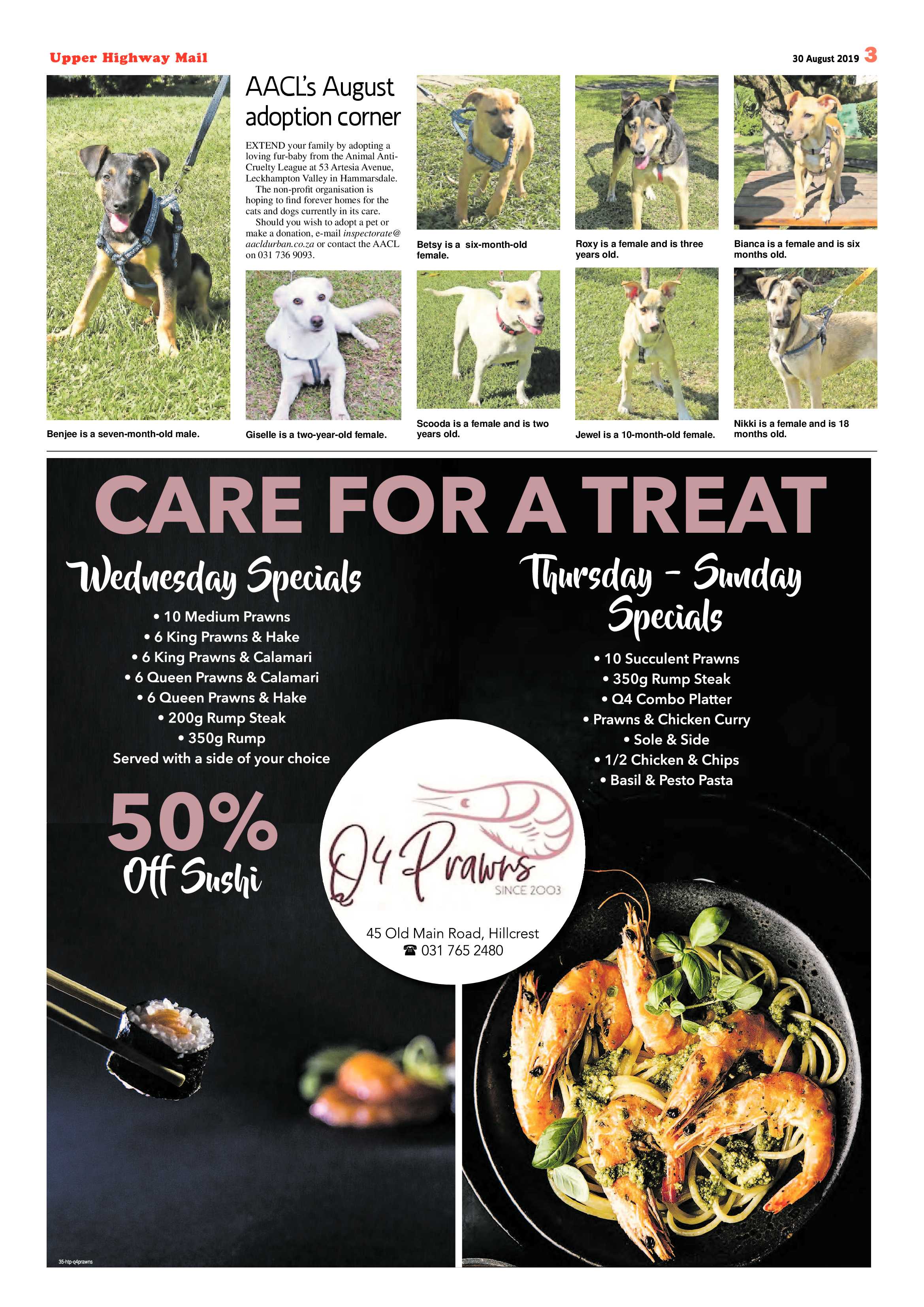 Upper Highway Mail August 2019 page 3
