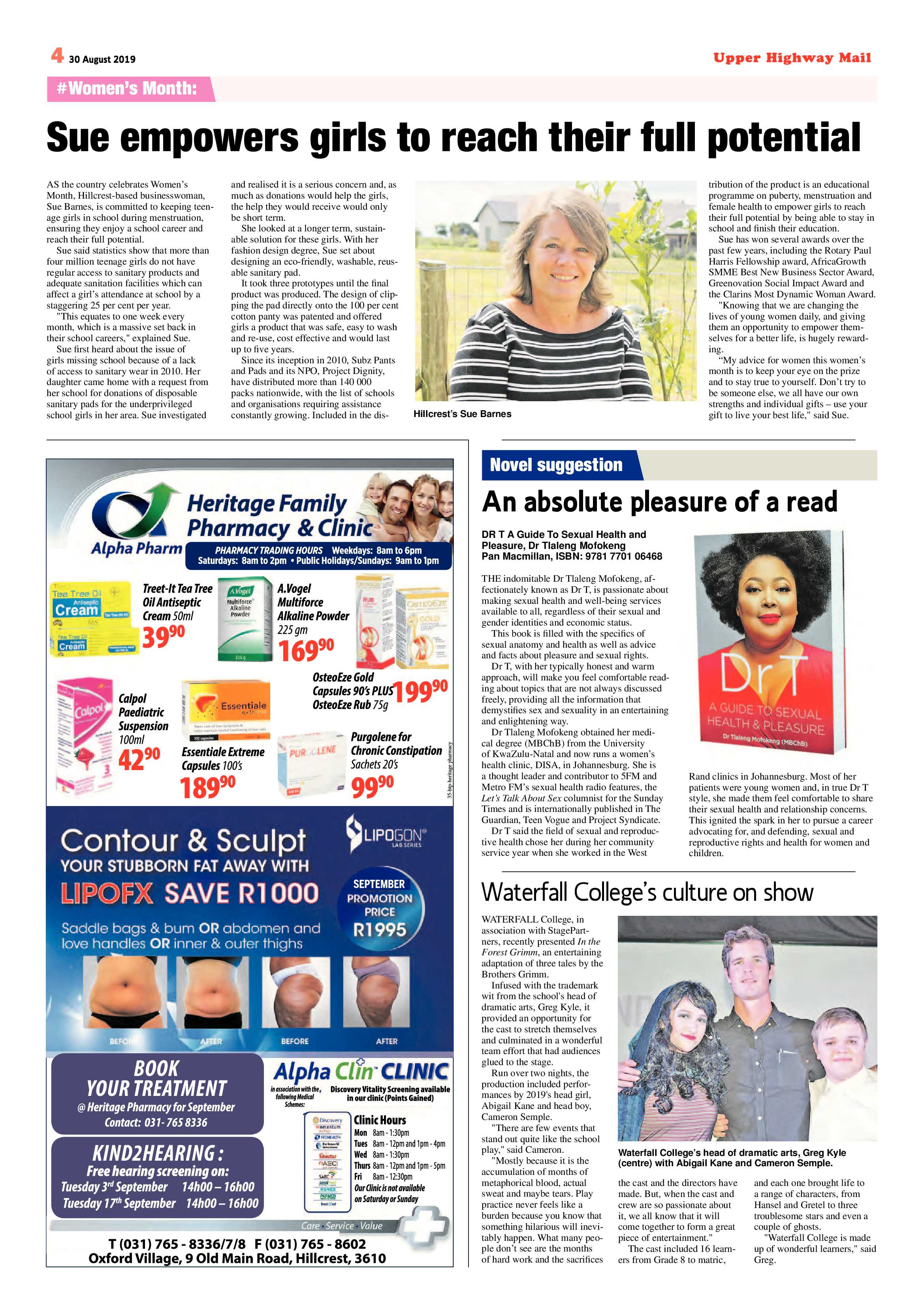 Upper Highway Mail August 2019 page 4