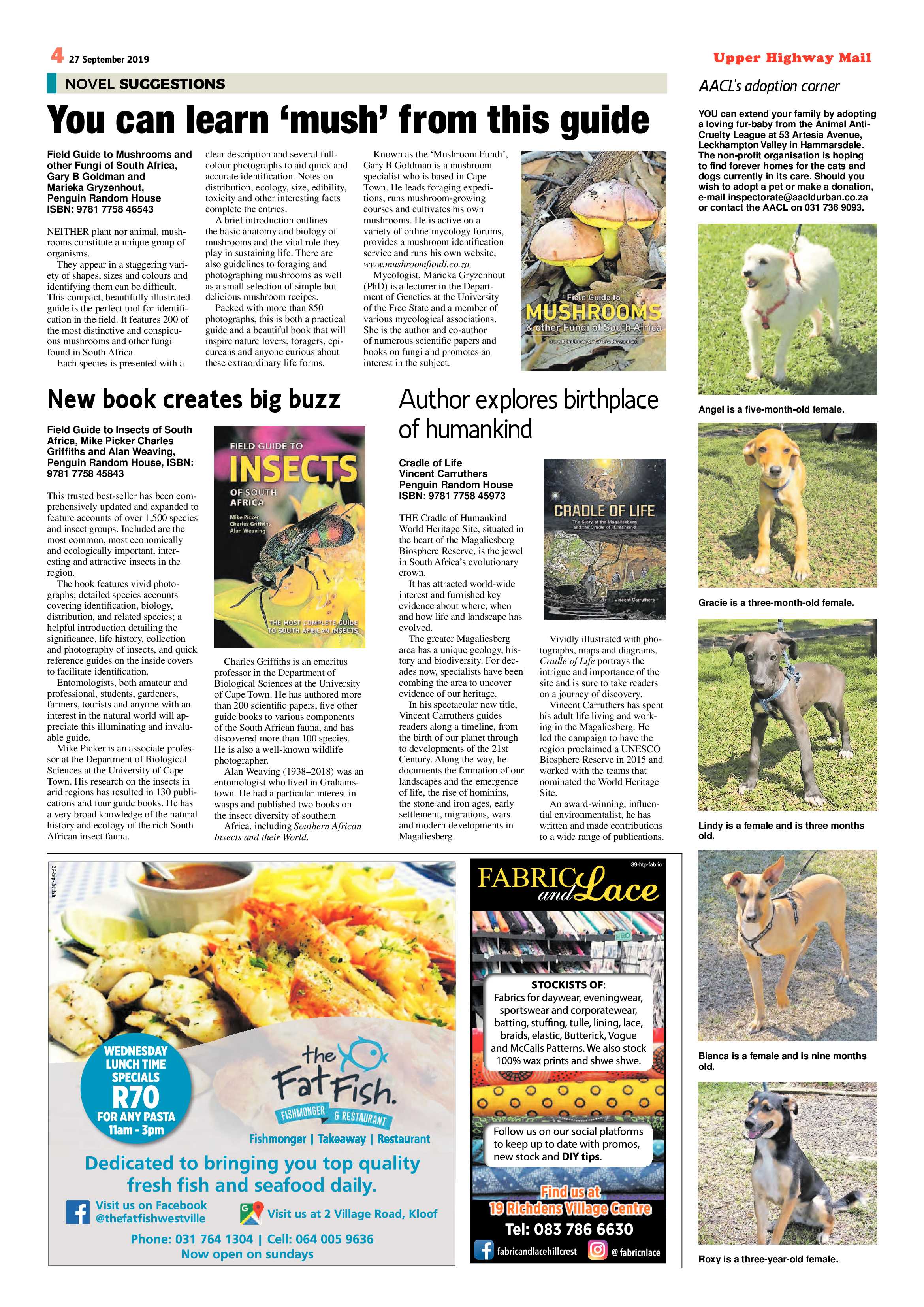 Upper Highway Mail September 2019 page 4